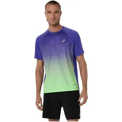 ASICS, Herren, Sportshirt, Road Fade Ss Top Men (XL), Grün