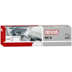 novus Heftklammern NE 6 - 5.000 Stück