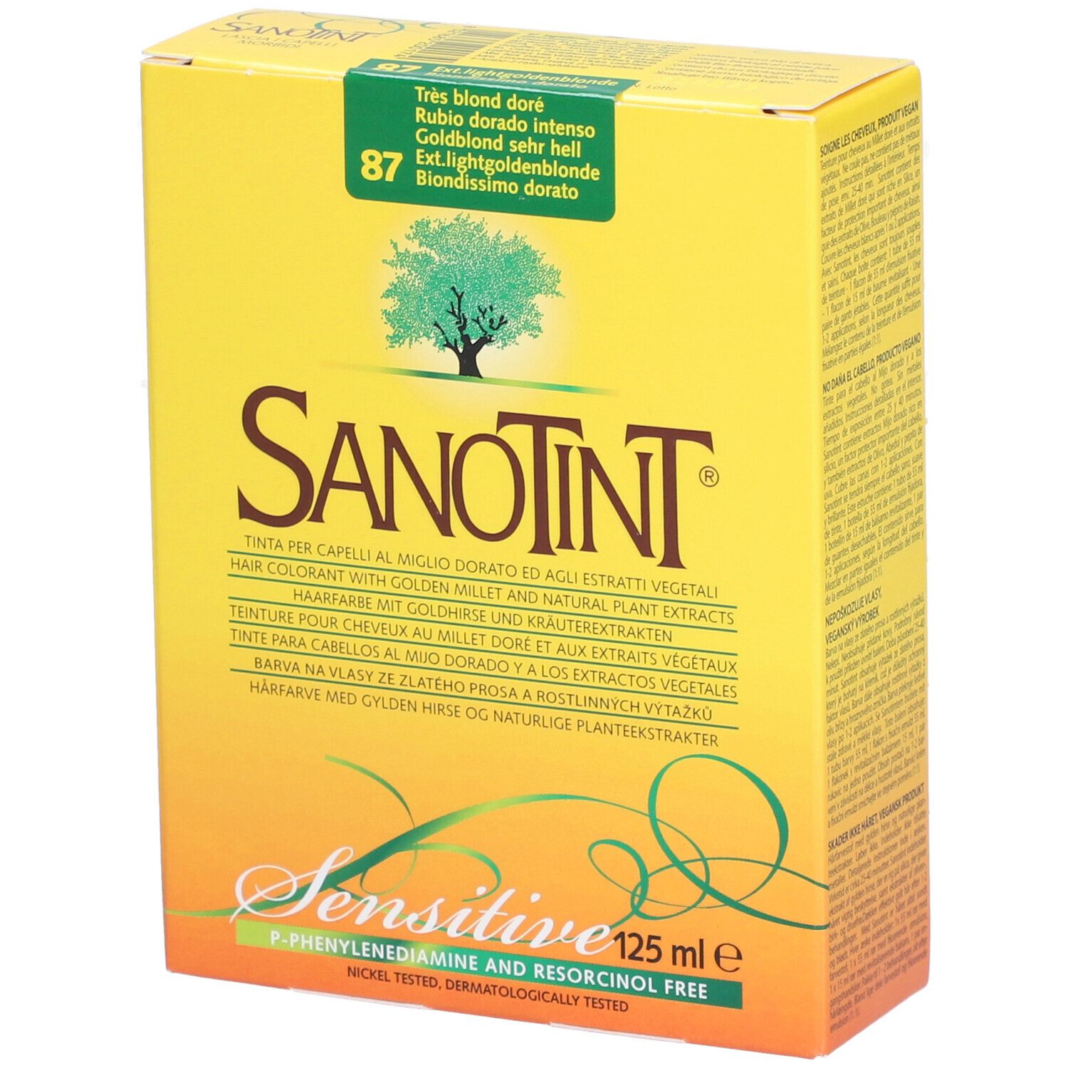 Sanotint Sensitive Haarfarbe 87 goldblo sehr hell 1 St Tinktur