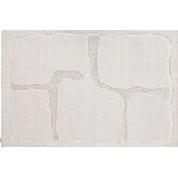 TEPGO Wollteppich Elam hellgrau 160x230 cm