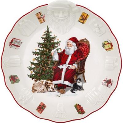 Villeroy & Boch Toy's Fantasy Schale mit Santa Relief: Wunschzettel 25cm