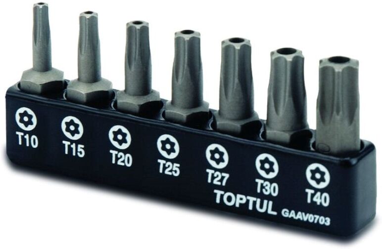 TOPTUL GAAV0703 Screwdriver Bit Set