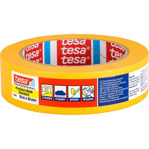 Tesa Kreppband 4344, Professional Precision, 30mm x 50m, für Innen und Außen