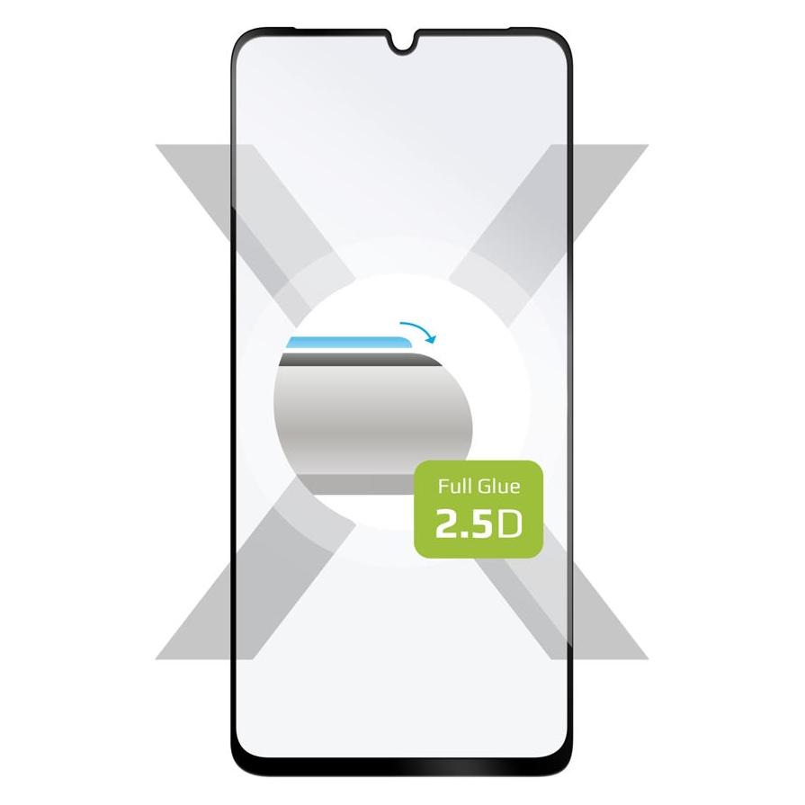 Fixed Vollbildschutz 2,5D gehärtetes Glas Samsung Galaxy A15/A15 5G, Schwarz (Samsung Galaxy A15, Samsung Galaxy A15 5G) (FIXGFA-1259-BK)