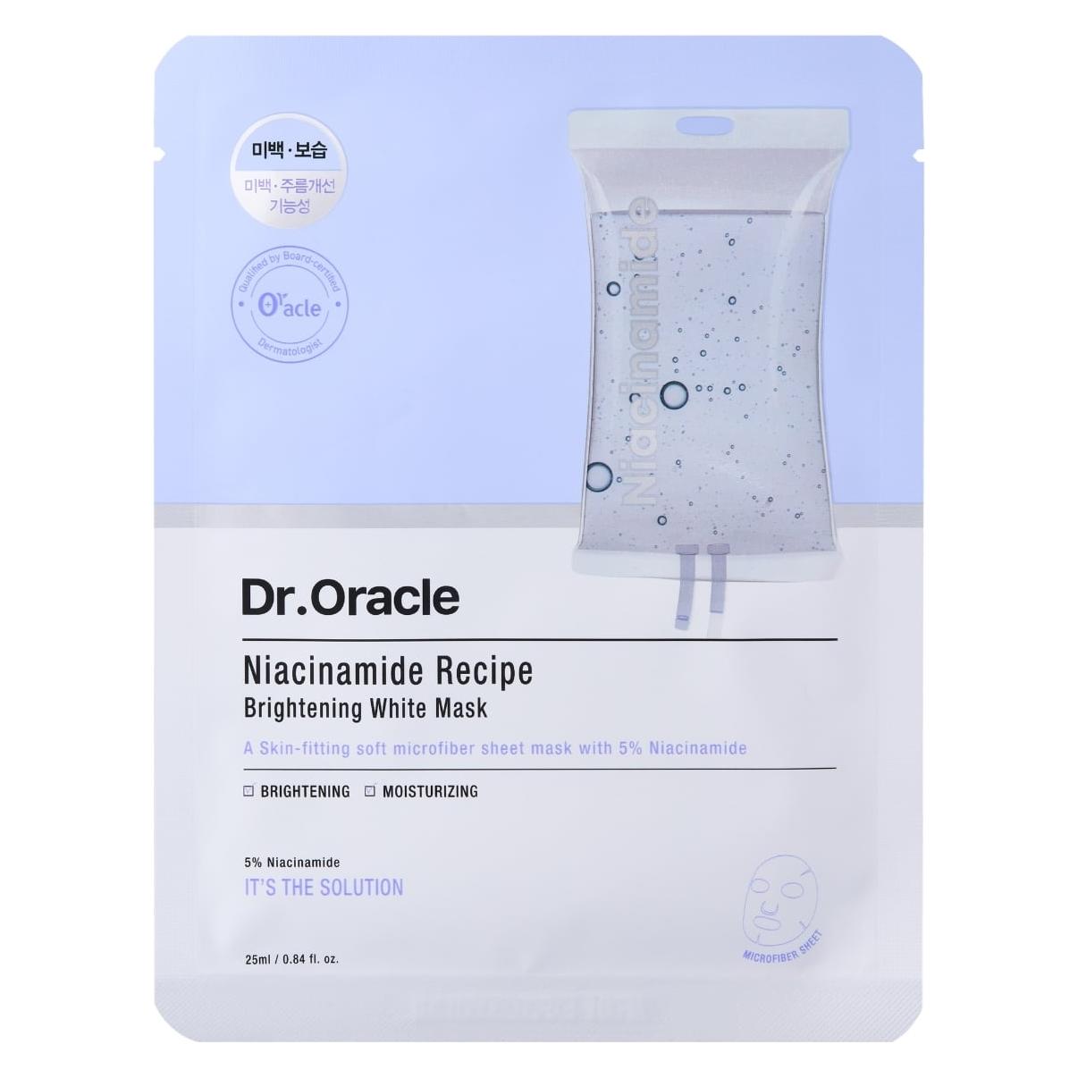 Dr. Oracle - Niacinamide Brightening White Mask - 10 sheet masks (280 g) (RM-MP0025-NA)