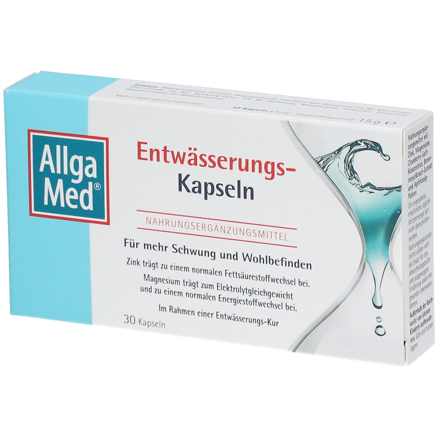 Allga MED Entwässerungs-Kapseln 30 St Kapseln