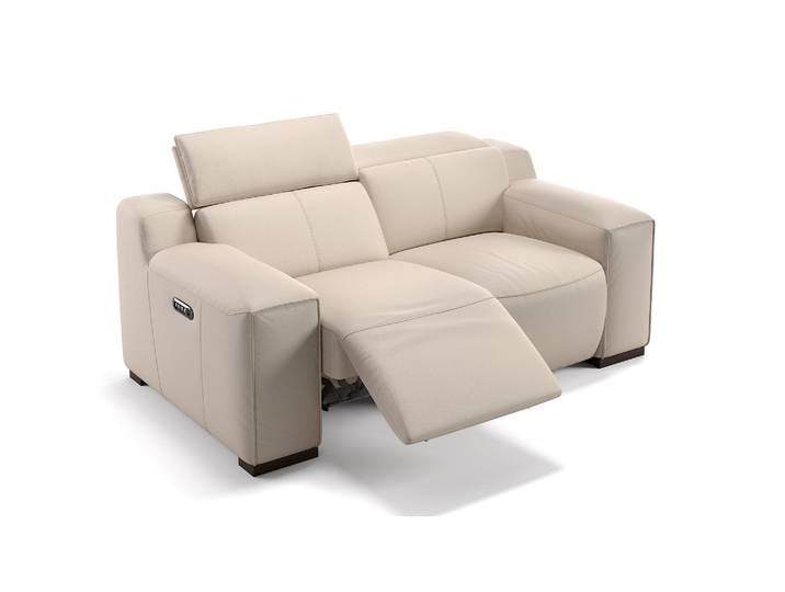 2-Sitzer Sofa LORETO Designer Ledersofa