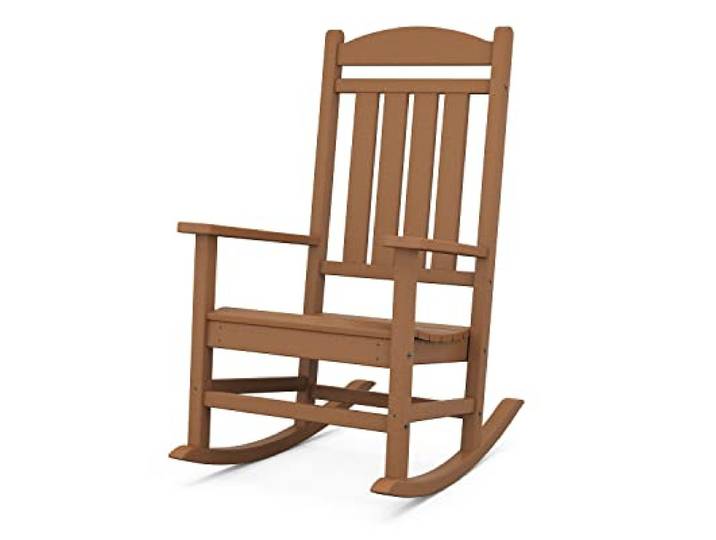 Polywood Presidential Schaukelstuhl aus Teakholz