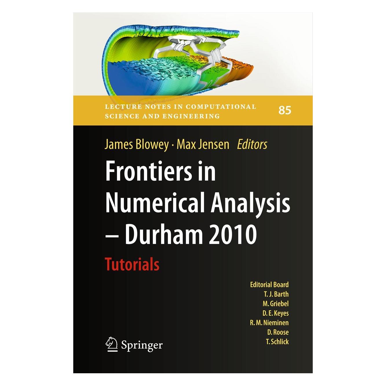 Springer Frontiers in Numerical Analysis - Durha (Englisch, Hardcover, James Blowey, Max Jensen) (9783642239137)