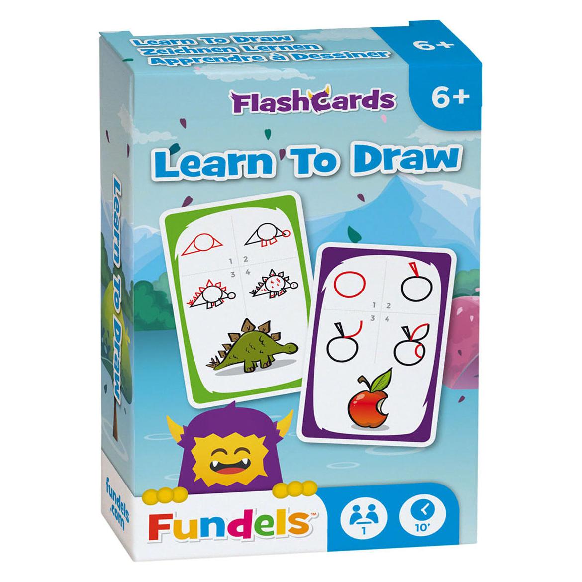 Cartamundi Fundels Kaartspel - Leer Tekenen (Deutsch, Englisch, Französisch, Niederländisch, Spanisch) (19825426)