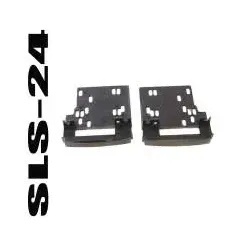 CHRYSLER / DODGE /JEEP 2-DIN Radioblende schwarz Radio Blende Doppel-DIN