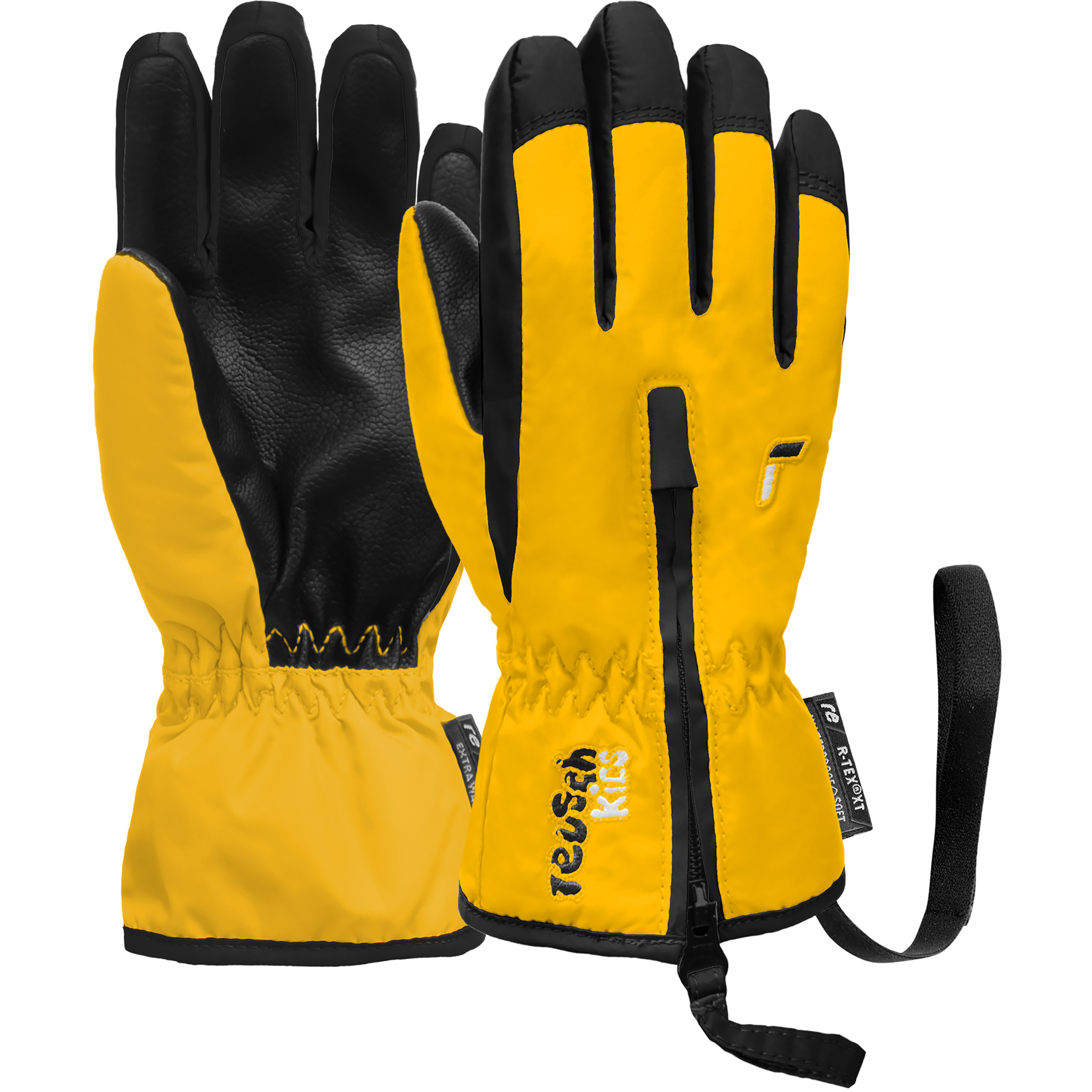 Reusch Ben Kinder Fingerhandschuhe orange Größe L Skifahren Widerstandsfähig Wasserabweisend