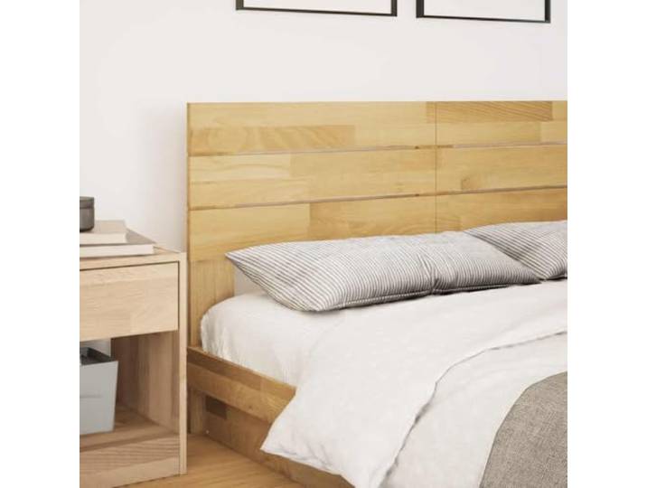 KTHLBRH Kopfteil für Bett, 160 cm, Massivholz, Eiche Massives Eichenholz, stabile Beine, elegantes Design, einfache Montage, 160 cm Matratze