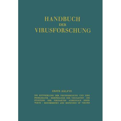 Handbuch der Virusforschung, Taschenbuch von , Springer Berlin, 978-3-662-23531-7