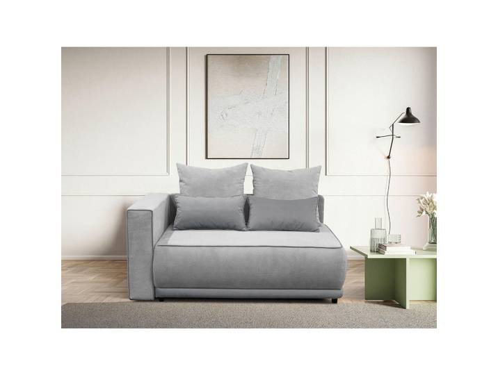 Mid.you Récamiere Iga, Grau, Kunststoff, Füllung: Schaumstoff, 168x73x99 cm, Made in EU, Wohnzimmer, Sofas & Couches, Sofas, Recamieren