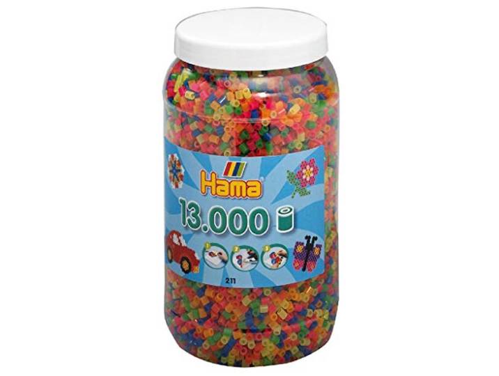 Hama 211-51 Tub 13000 Beads Neon