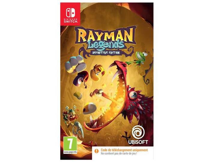 Rayman Legends (Code in a Box) - Definitive Edition (SWITCH)