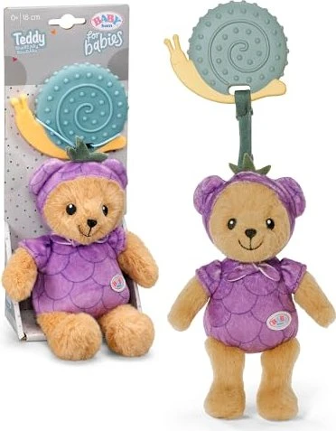 BABY born for babies Teddybär Heidelbeere