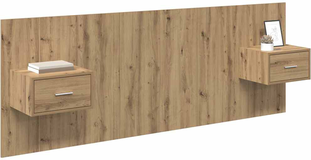17 Stories UK Emperor Headboard Artisan Oak Emperor (7')