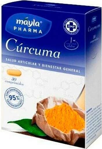 Mayla Cúrcuma Salud Articular y Bienestar General 30 Comprimido