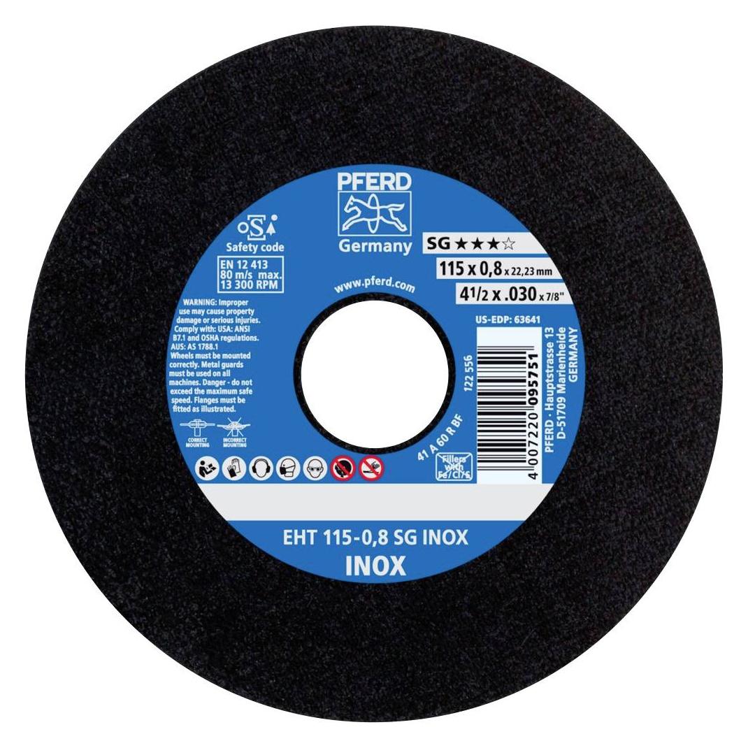Pferd Trennscheibe EHT SG INOX (EHT 115-0,8 SG INOX)