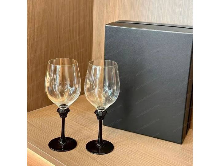 Verre à vin rouge en cristal de style européen, coffret cadeau, luxe léger, vin rouge, ensemble de 2 pièces, verre à champagne, ensemble highball