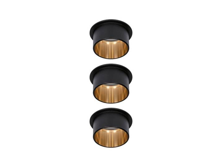 Deckenleuchte Coin Gil in Schwarz/Goldfarben max. 6 W Deckenlampe