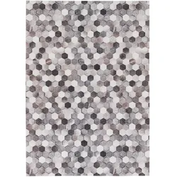 Pergamon, Teppich, Kunstfaser Patchwork Tierfell Pixel (200 x 290 cm)