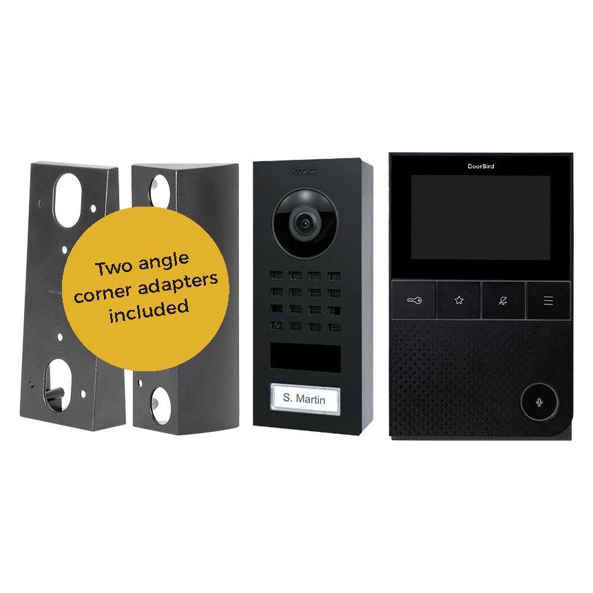 Doorbird D11 Business-Set Edelstahl V2A Aufputz inkl. Innenstation (Kabelgebunden, WLAN) (429604449)