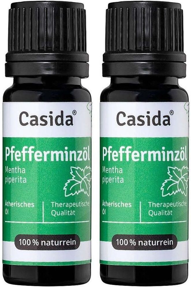 Casida Pfefferminzöl naturrein ätherisch 2x 2x10 ml Ätherisches Öl
