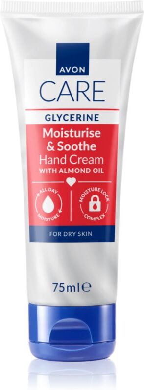 Avon Care Glycerine crème hydratante mains et ongles à la glycérine 75 ml