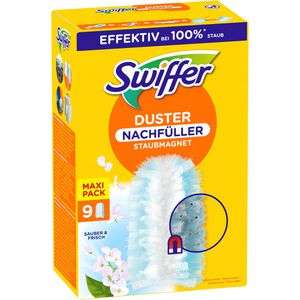Swiffer Ersatztücher Staubmagnet mit Duft Clean & Fresh, Nachfüllpack, 9 Tücher, 9 Stück