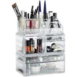 Relaxdays, Badaufbewahrung, Makeup Organizer