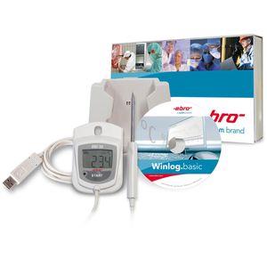 ebro Datenlogger 1601-0047, EBI 20-TE1-Set, misst Temperatur