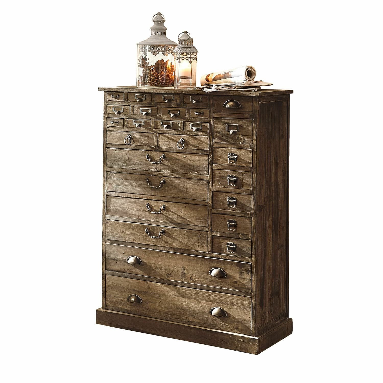 Loberon Ladekast Darling Bruin Rustiek
