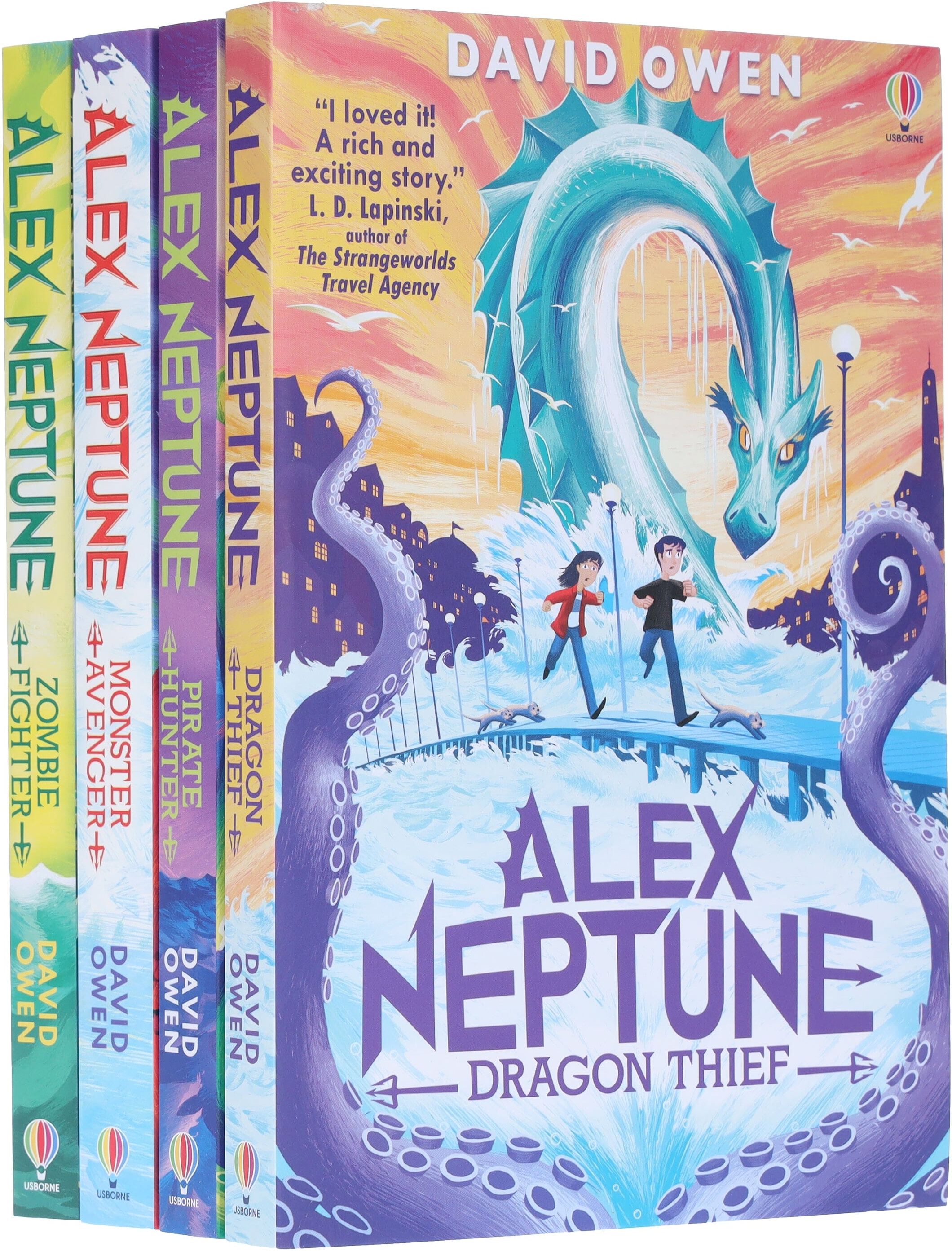 Alex Neptune Series By David Owen 4 Books Collection Set - Ages 9-12 - Paperback Usborne Publishing Ltd