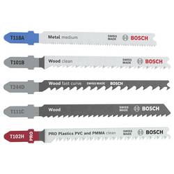 Bosch Accessories 2607012075 Stichsägeblatt Set Multi Material, 5-tlg. 1 St.