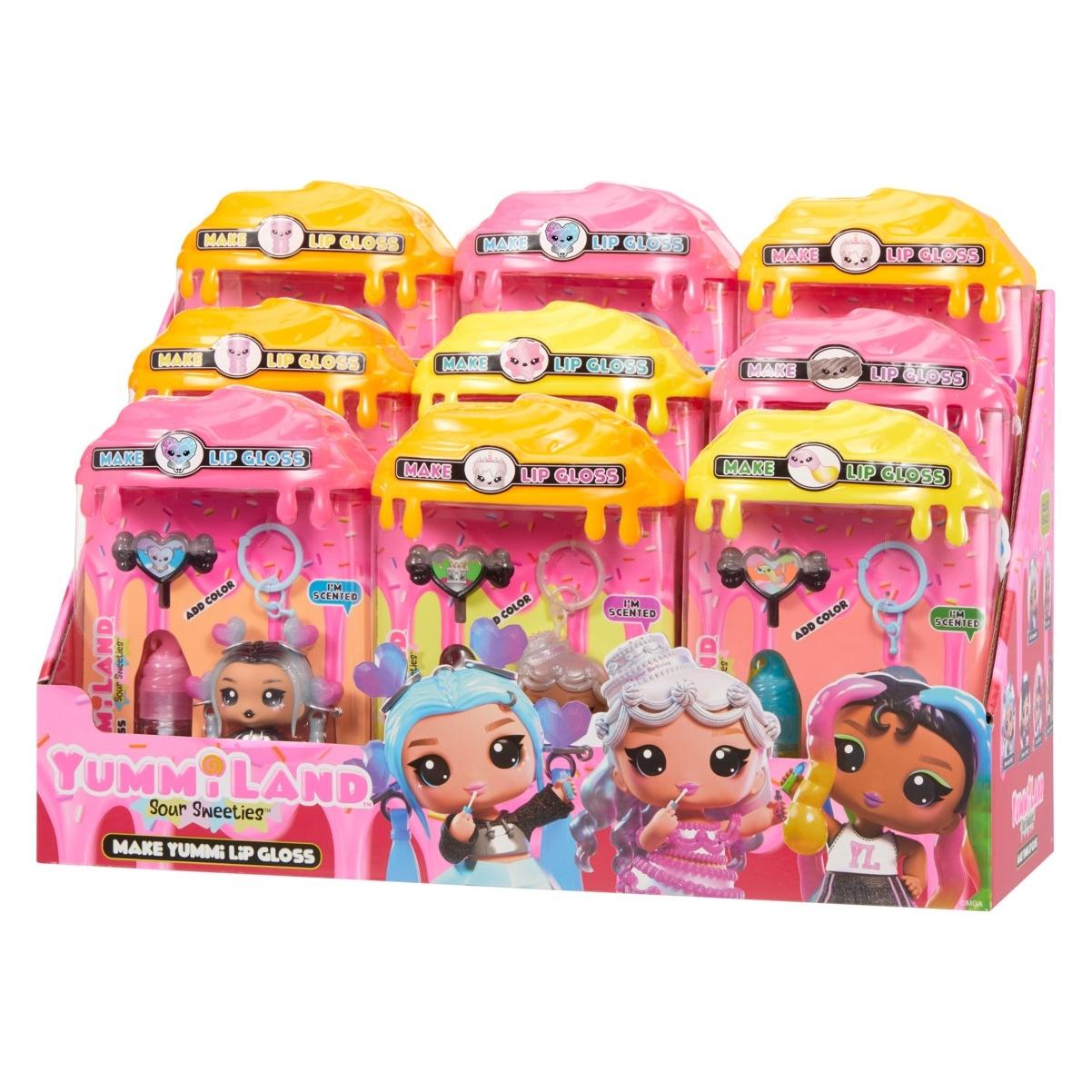 MGA Sammelfigur Yummiland Lip Gloss Dolls Sour Sweeties 6fach sortiertPDQ (545767-EUC)