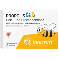 Beecraft Kids Propolis Hals- Und Hustenbonbons 24 St