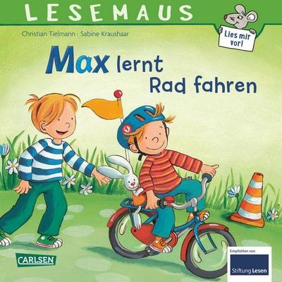 LESEMAUS 20: Max lernt Rad fahren, Taschenbuch von Christian Tielmann, Carlsen, 978-3-551-08820-8