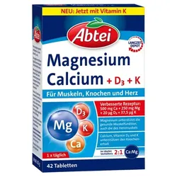 ABTEI Magnesium Calcium+D+K Tabletten 42 St