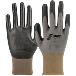 NITRAS® Arbeitshandschuhe 6225 11 grau