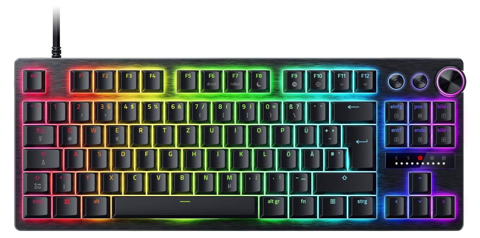 Razer Huntsman V3 Pro Low-Profile TKL 8KHz - Analoge optische E-Sport-Tastatur m