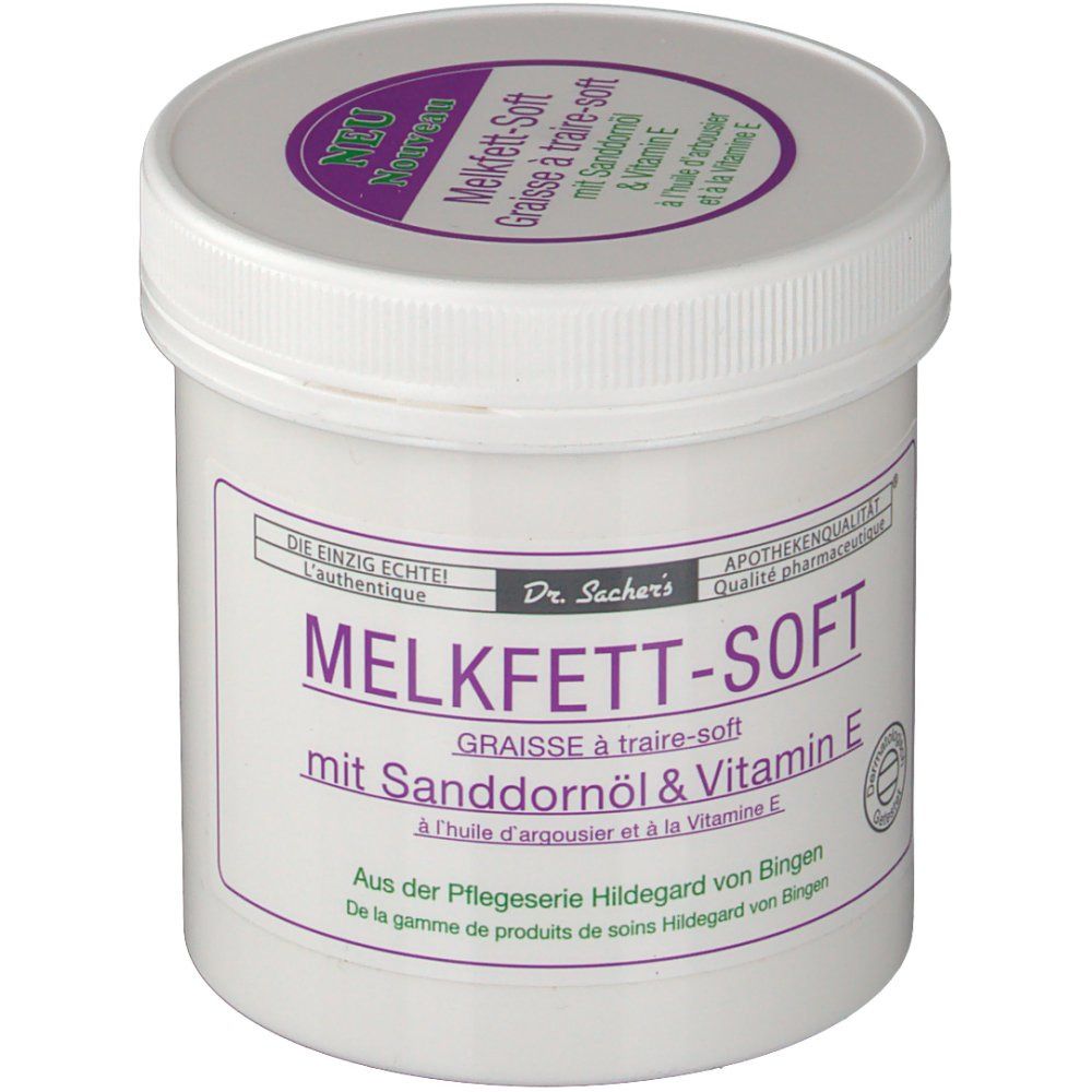 Melkfett Soft mit Sanddornöl & Vitamin E 250 ml Salbe