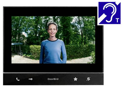 DoorBird A1103T IP-Video-Türsprechanlage WLAN, LAN Inneneinheit Schwarz