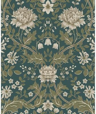 NextWall Honeysuckle Trail Peel and Stick Wallpaper