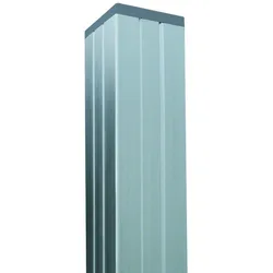 T&J Aluminium Torpfosten verstärkt Silber