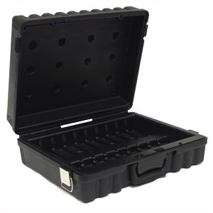 TurtleCase Speichermedien-Koffer TC-42443, abschließbar, für 20 LTO-Tapes mit Hülle, antistatisch, 20 Stück