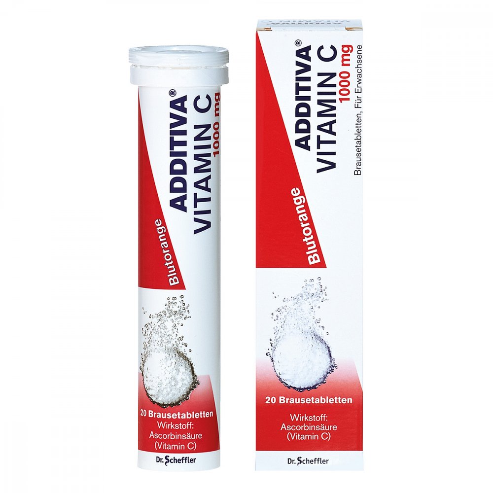 Dr.B.Scheffler Nachf. GmbH & Co. KG Additiva Vitamin C Blutorange Brausetabletten 03724603