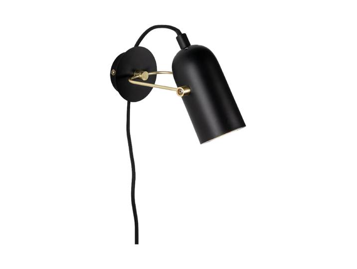 Design Wandlampe „Swan Mini“ Schwarz Globen Lighting